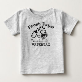 Personalisierter T - Shirt Vater KindertagesOutfit