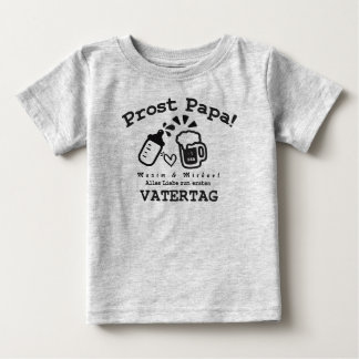 Personalisierter T - Shirt Vater KindertagesOutfit