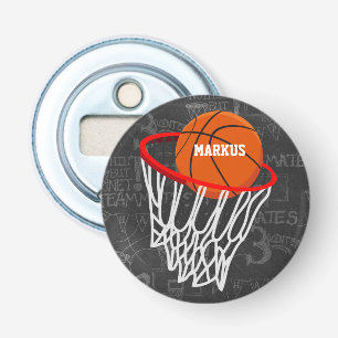 Personalisierter Tafel-Basketball und Band Flaschenöffner