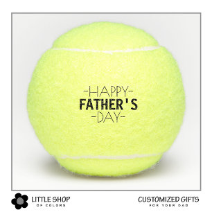 Personalisierter Tag der glücklichen Väter Tennisbälle