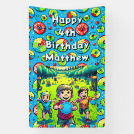 Personalisierter Tag des Golfspiels Banner