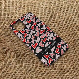Personalisierter Tag des Roten Herzens Case-Mate iPhone 14 Hülle