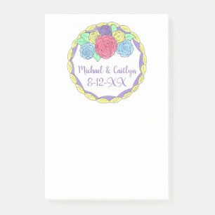 Personalisierter Tag Hochzeit Cake Gefallen Post s Post-it Klebezettel