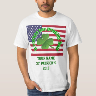 Personalisierter Tag in Irland T-Shirt