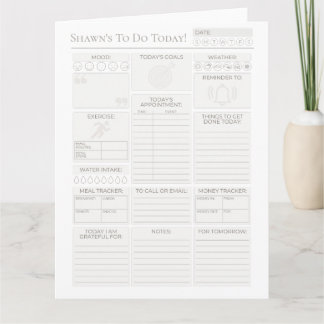 Personalisierter Tagesplaner Download Karte