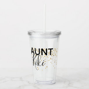 Personalisierter Tante-Cup Acryltrinkbecher