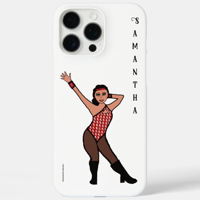 Personalisierter Tänzer Weißer Druck # 2 Case-Mate iPhone Hülle (Rückseite)