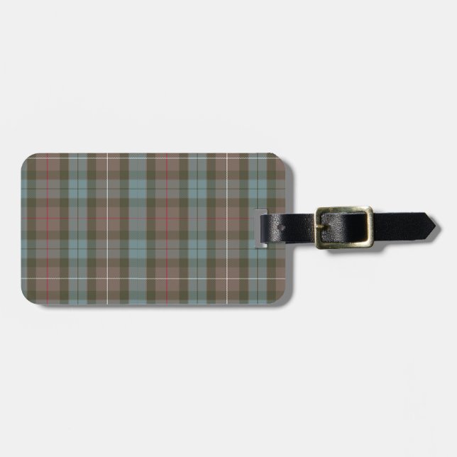 Personalisierter Tartan-Gepäck-Umbau Gepäckanhänger (Vorderseite horizontal)