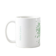 Personalisierter Tasse Pastell-Minze-Pflanze – Mac