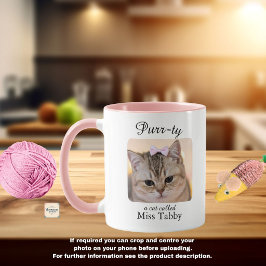 Personalisierter Tasse Purrty Cat
