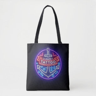 Personalisierter Tattoo Shop Nautical Neonsign Sty