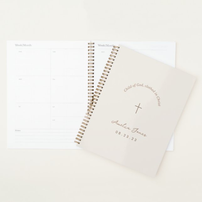 Personalisierter Taufplanner Planer (Anzeige)