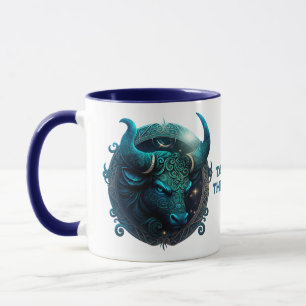 Personalisierter Taurus Die Zodiakastastrologie Tasse
