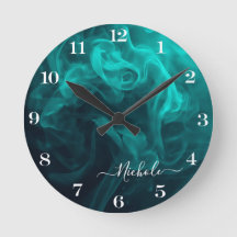 Personalisierter Teal Rauch