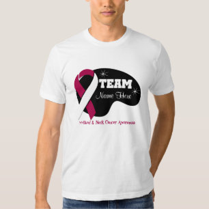 Personalisierter Team-Name - Blut-Krebs T-Shirt