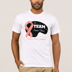 Personalisierter Team-Name - uteriner Krebs T-Shirt
