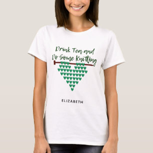 Personalisierter Tee trinken und ein bisschen stri