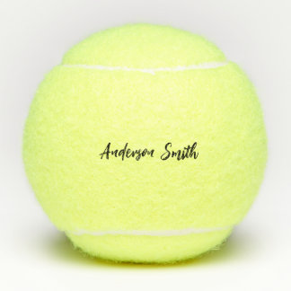 Personalisierter Tennis-Monogramm-Name Tennisbälle