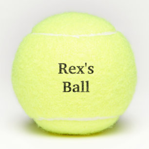 Personalisierter Tennisball für ein Lieblingsfellb Tennisbälle