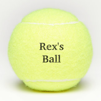 Personalisierter Tennisball für ein Lieblingsfellb Tennisbälle