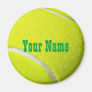 Personalisierter Tennisball Magnet