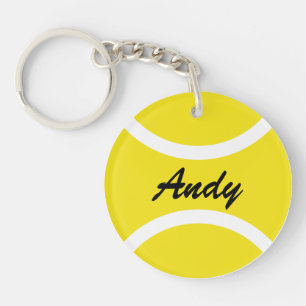 Personalisierter Tennisball-Schlüsselanhänger mi Schlüsselanhänger