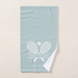 Personalisierter Tennisklub Name Modern Handtuch