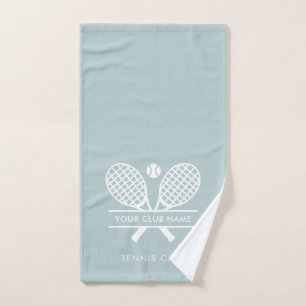 Personalisierter Tennisklub Name Modern Handtuch