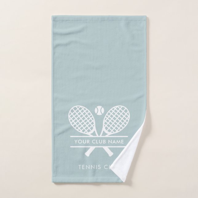 Personalisierter Tennisklub Name Modern Handtuch (Handtuch)