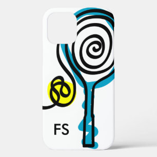 Personalisierter Tennisschläger mit Monogramm Case-Mate iPhone Hülle