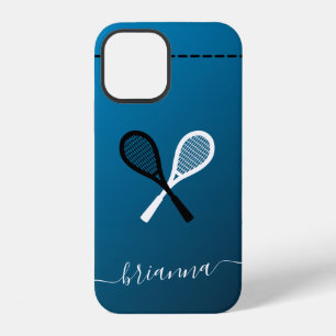 Personalisierter Tennisschläger Sport iPhone 12 Hülle