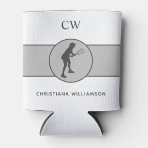 Personalisierter Tennisspieler Dosenkühler