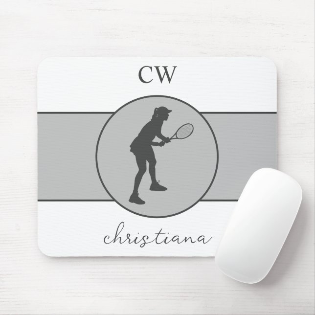 Personalisierter Tennisspieler Mousepad (Mit Mouse)