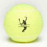 Personalisierter Tennisspieler ThemenIndividuelle  Tennisbälle<br><div class="desc">Dieses Tennisspielerdesign ist mit dem Namen Tennisspieler,  Trainer,  Schule oder Team anpassbar. Bringen Sie Ihre personalisierten Tennisbälle zum Platz oder geben Sie sie dem Tennisliebhaber in Ihrem Leben!</div>
