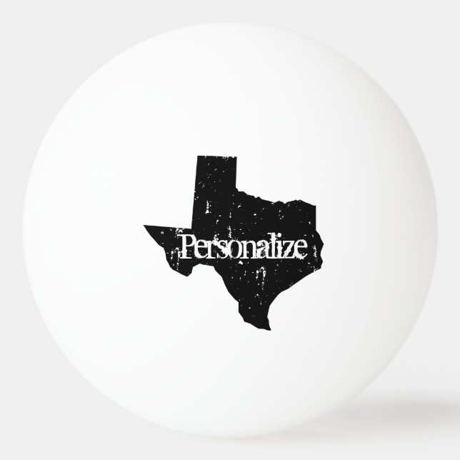 Personalisierter Texasping pong Ball für Tischtennisball (Vorderseite)