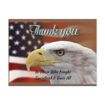 Personalisierter Text Danke Patriotic Template