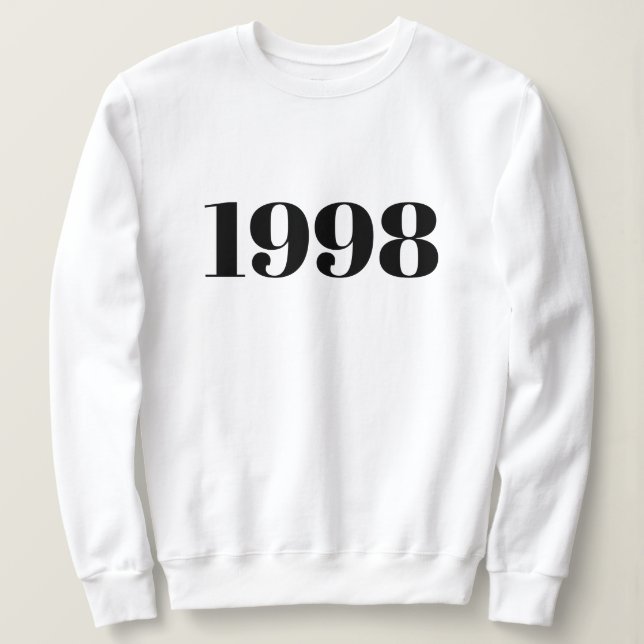 Personalisierter Text einfach modern Minimal für I Sweatshirt (Design vorne)
