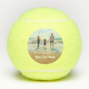 Personalisierter Text für Ihr Foto-Tennisball Tennisbälle