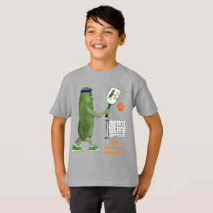 Personalisierter Text Lustiger Pickle-Spieler T-Shirt
