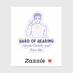 Personalisierter Text mit einem Schwerpunktsymbol Aufkleber