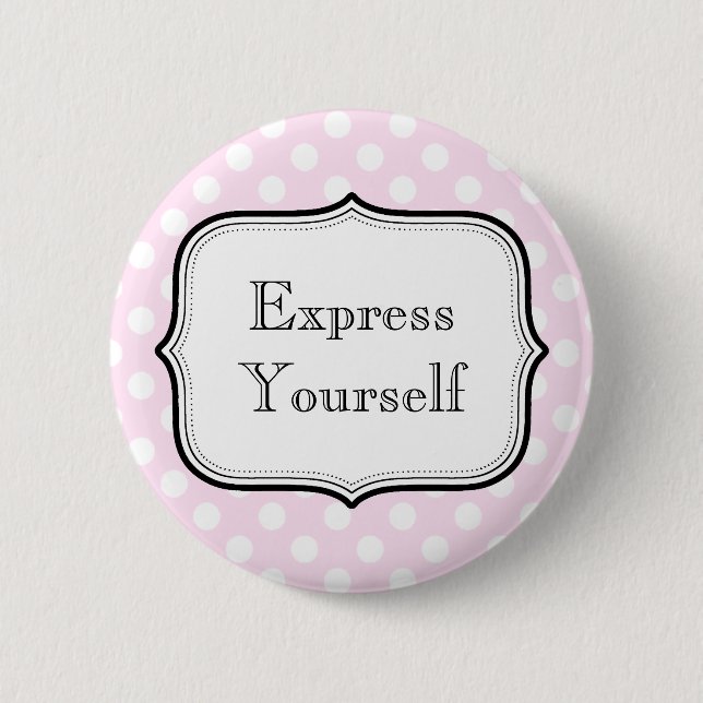 Personalisierter Text runder Knopf Button (Vorderseite)