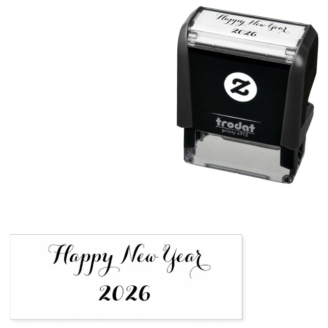 personalisierter Text Selbstfärber Stempel (Beispiel)