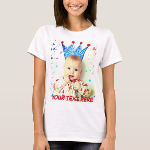 Personalisierter Text und Foto T-Shirt