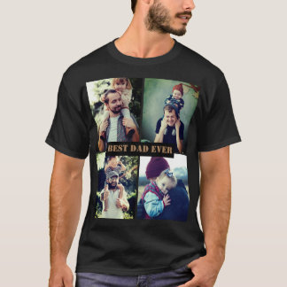 Personalisierter Text und Foto x4 T-Shirt