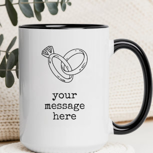 Personalisierter Textbecher als Geschenk für frisc Tasse