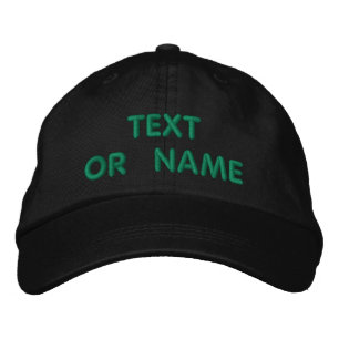 personalisierter Textname Stickende Baseballkappe Bestickte Baseballkappe