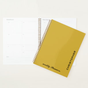 Personalisierter Textplaner Elegantes Design Planer