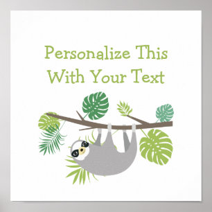 Personalisierter Textspass Poster