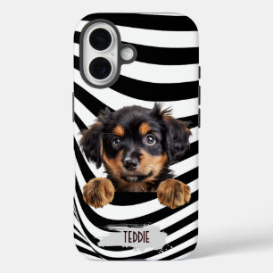 Personalisierter Tierliebhaber iPhone 16 Hülle
