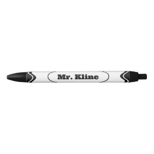 Personalisierter Tintenstift - Weiße Schriftzeiche Kugelschreiber